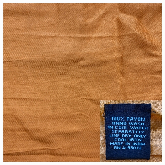 Orange Sherbert Lightweight Scarf - 73" x 22" - Picture 7 of 9